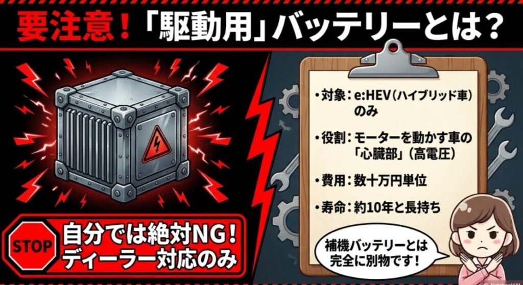 駆動用バッテリーの基礎知識　フリード　GT系