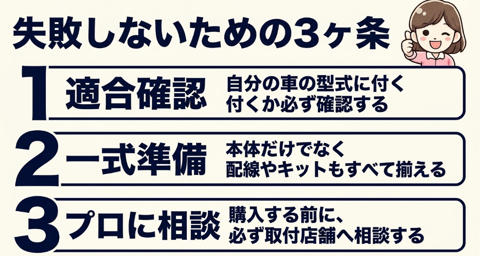 新型フリードGT系の社外ナビ取付で失敗しないための適合確認・部品準備・施工店相談