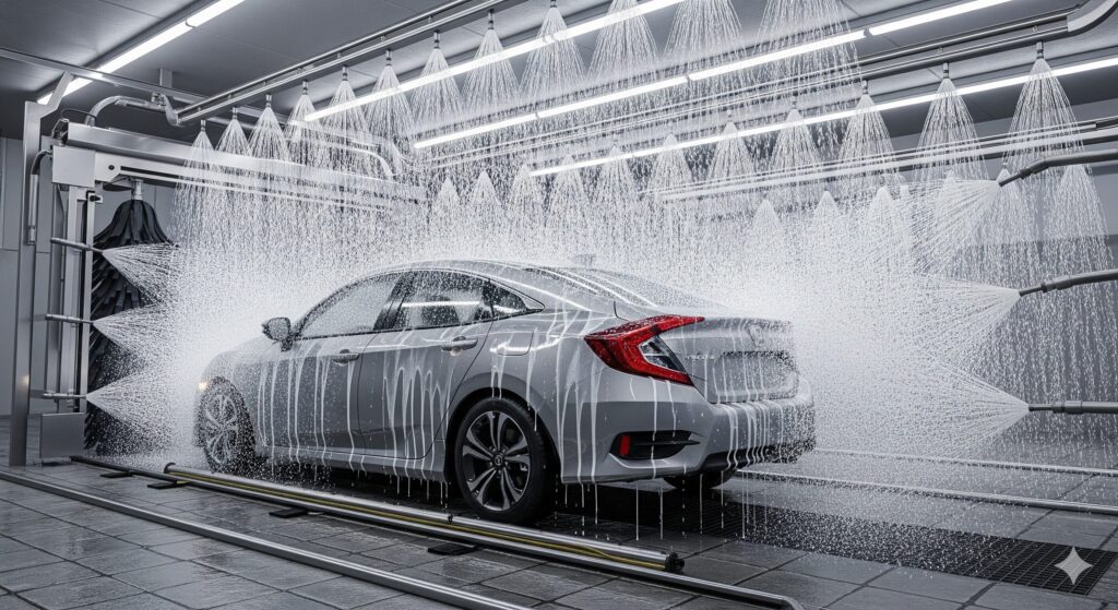 洗車機で「水洗い」を選ぶときのポイント