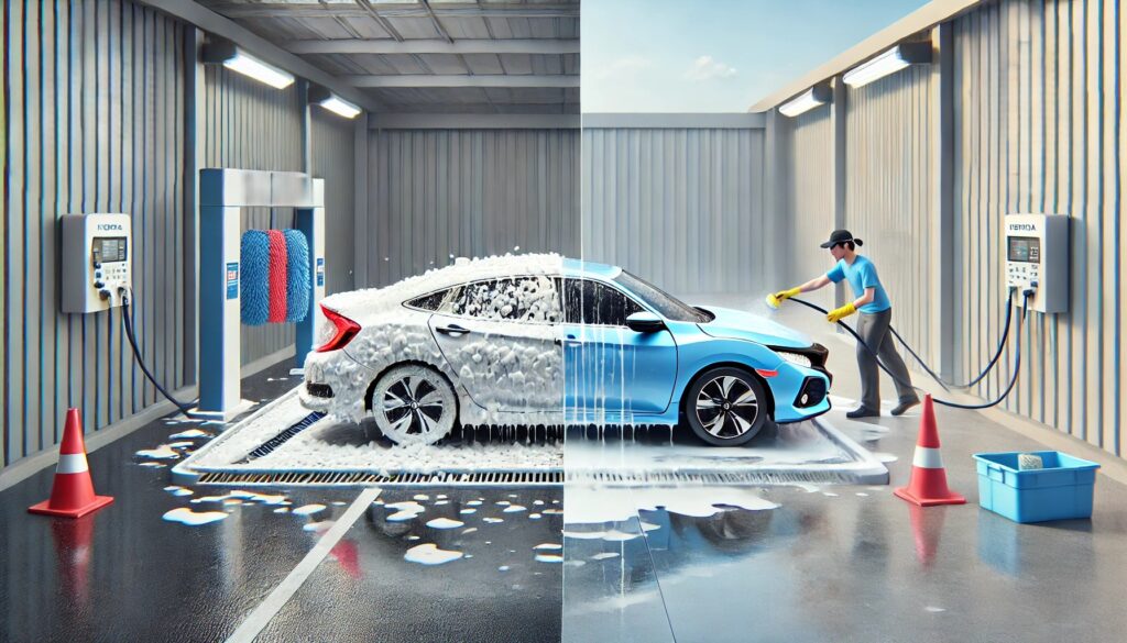 ホンダ車は洗車機と手洗い、どちらがお勧め