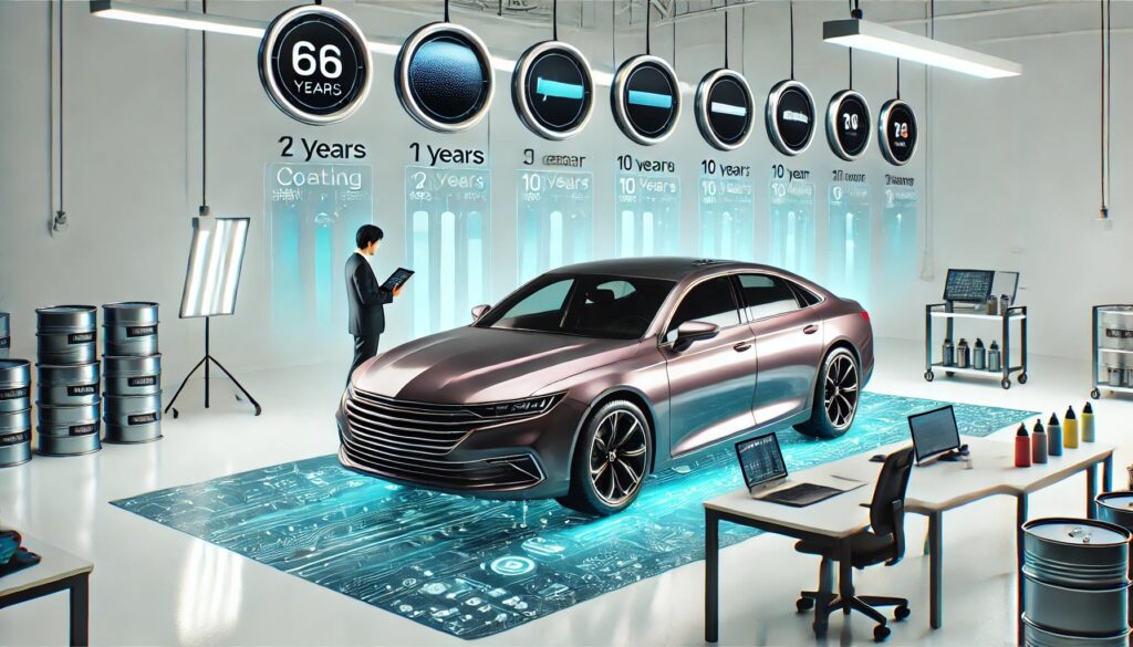 新車のコーティングは何年くらい持ちますか？