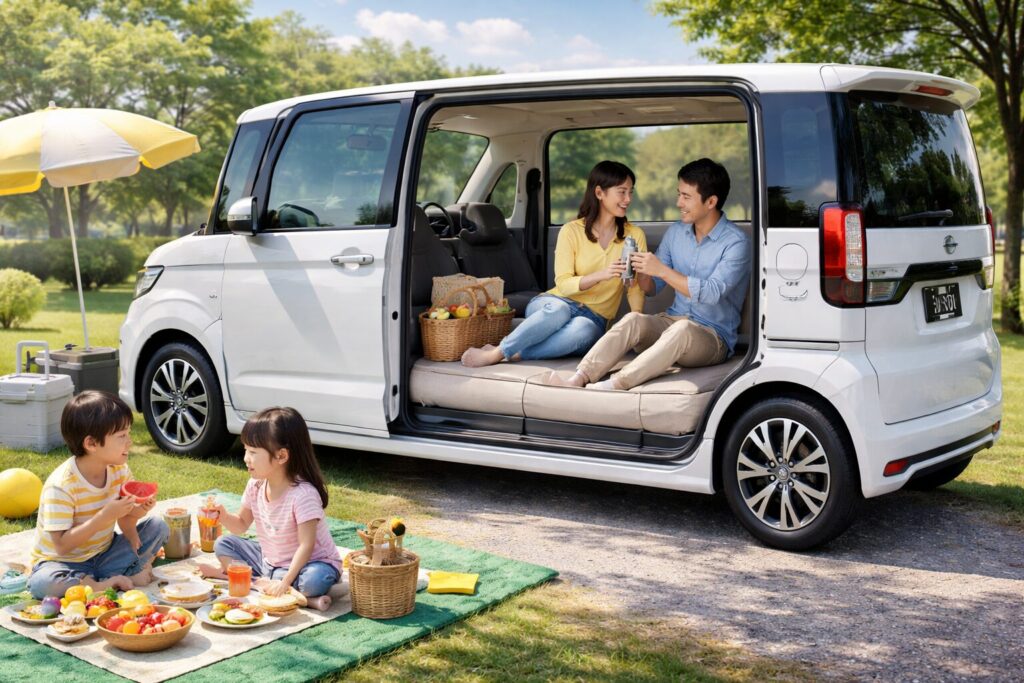 N-BOX JOY ふらっとテラスとフルフラット