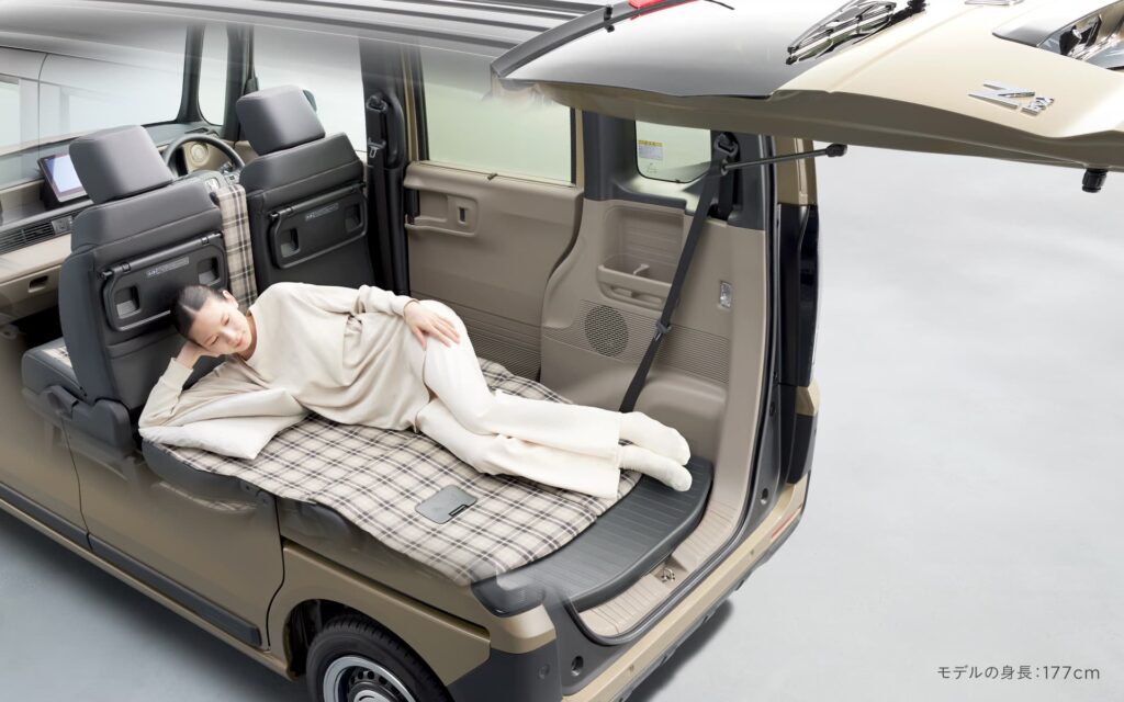 N-BOX JOYで車中泊できるの？