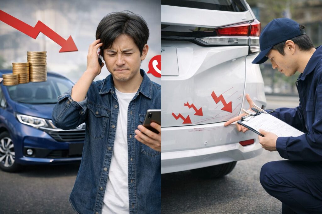 デメリットは減額と電話