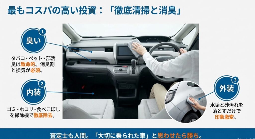 査定前にやっておくと効きやすいこと