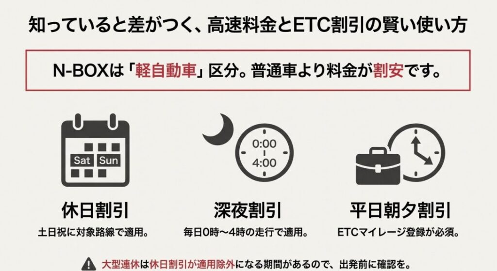 軽自動車の高速料金は割安