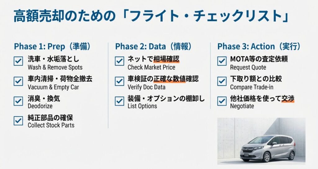 フリードの査定額を上げる方法まとめ