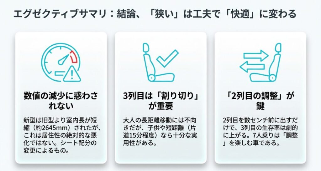 新型フリード 室内寸法と室内長の差