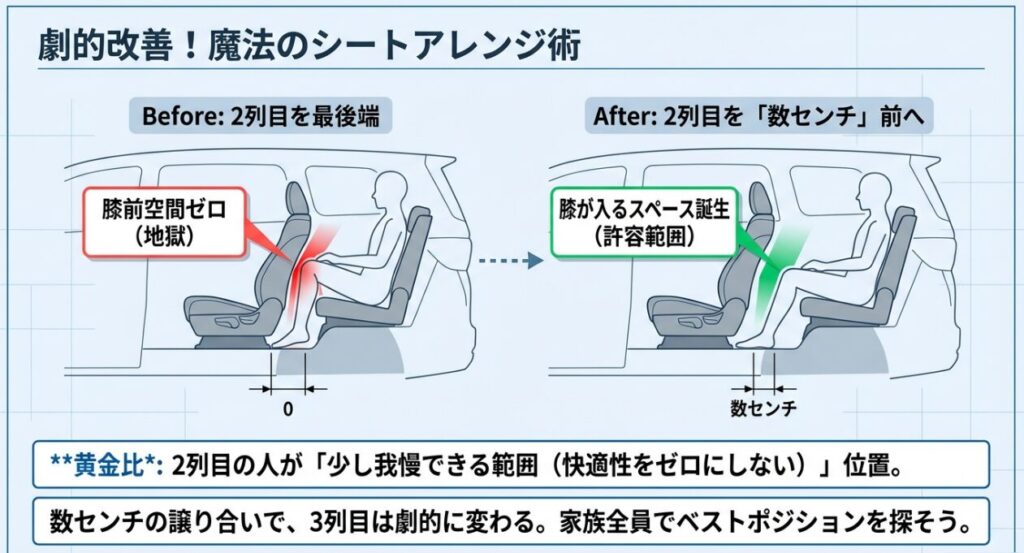 7人乗りのシートアレンジ術
