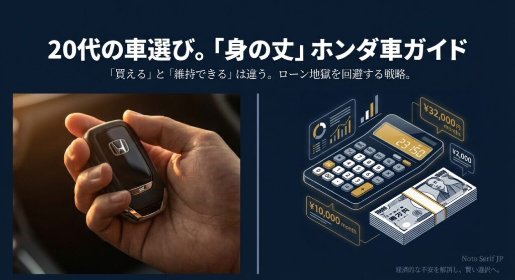 20代の車選び 身の丈に合うホンダ車とは？維持費と予算設計ガイド