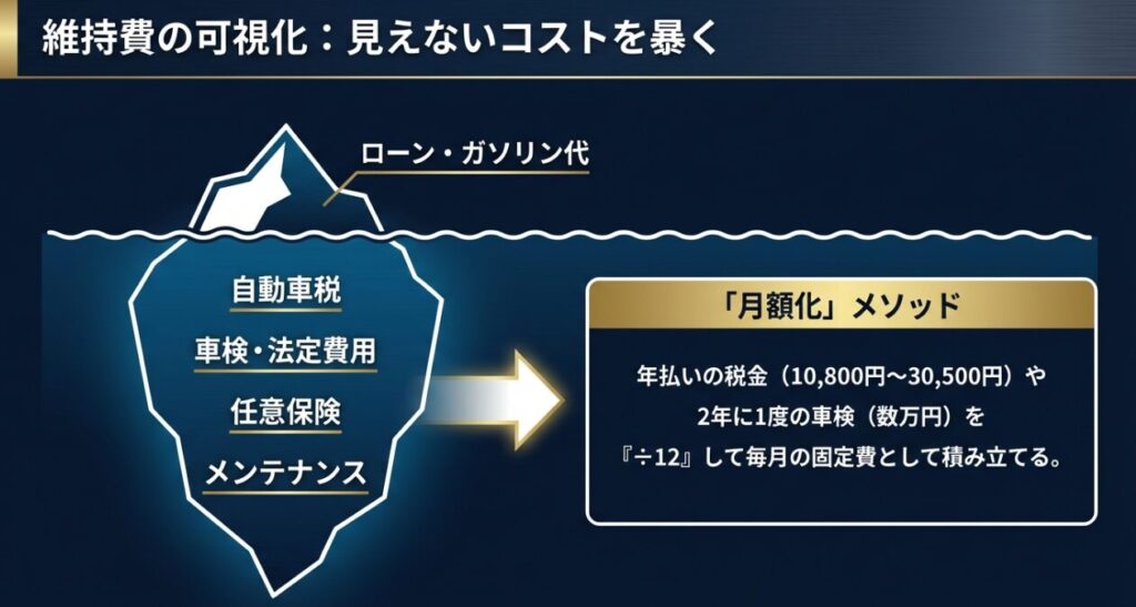 維持費は月額いくら？自動車税は？