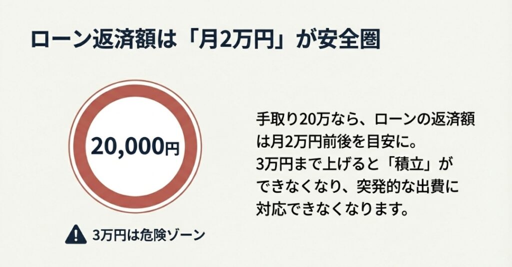 ホンダ車　手取り20万の車ローン月々