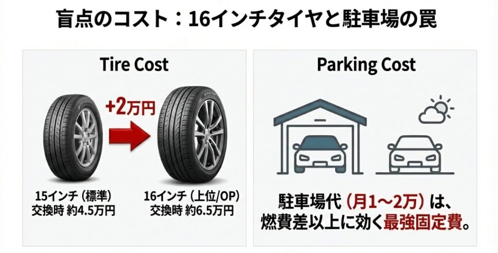 16インチは「見た目」と引き換えにコストが上がりやすい 新型フリード