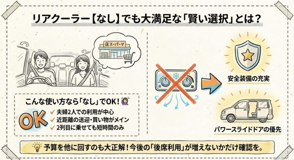 リアクーラー【なし】でも十分なケース 新型フリード GT系