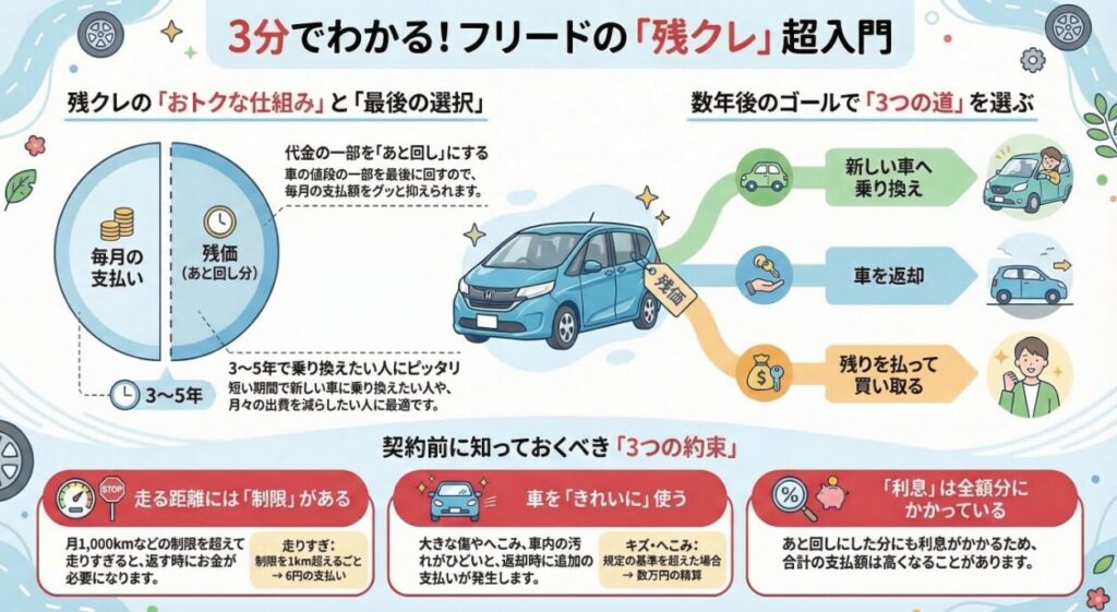 【令和8年】フリードの残クレ完全ガイド 月々・金利・注意点を解説