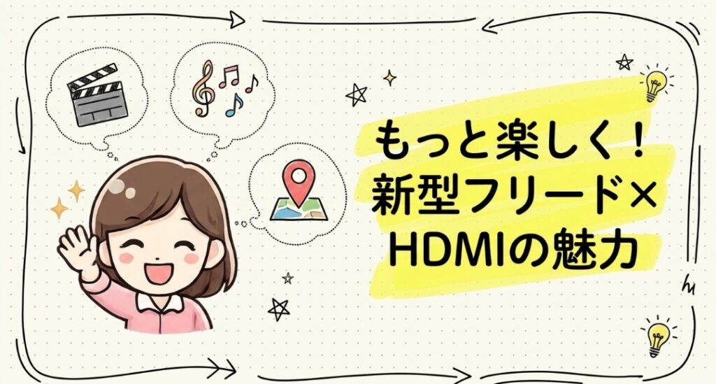 新型フリードにHDMI端子は必要?