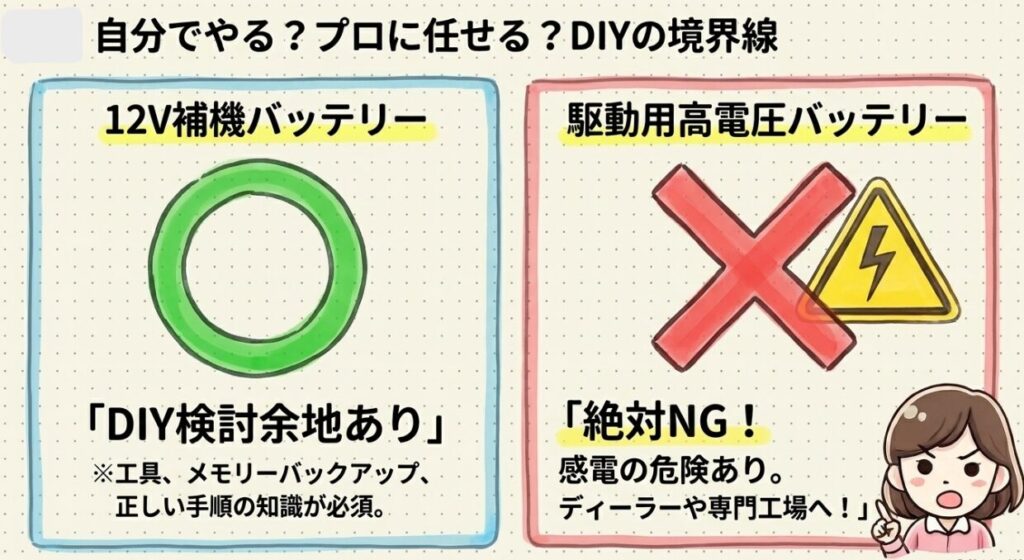 DIY交換の可否と依頼先 ステップワゴンRP8系