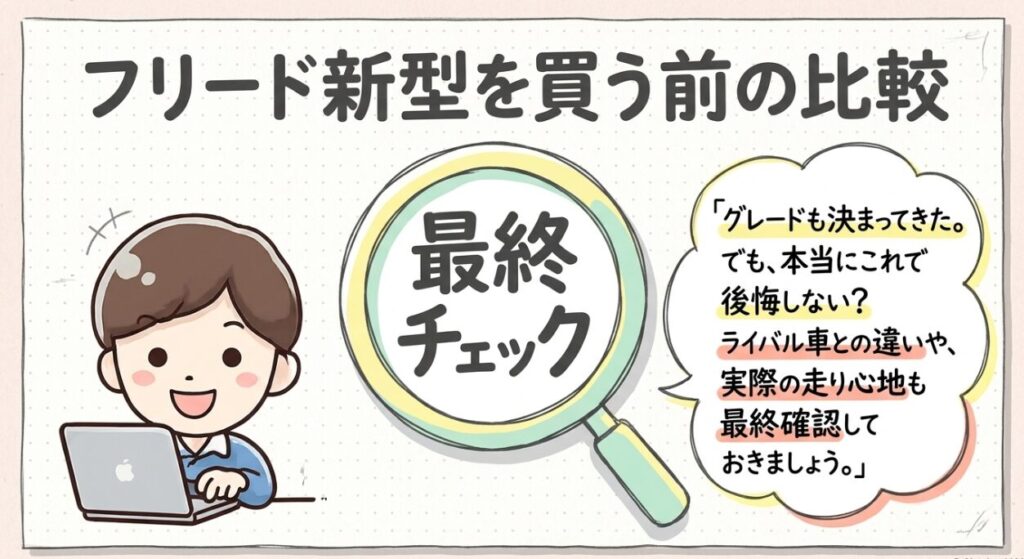 フリード新型を買う前の比較