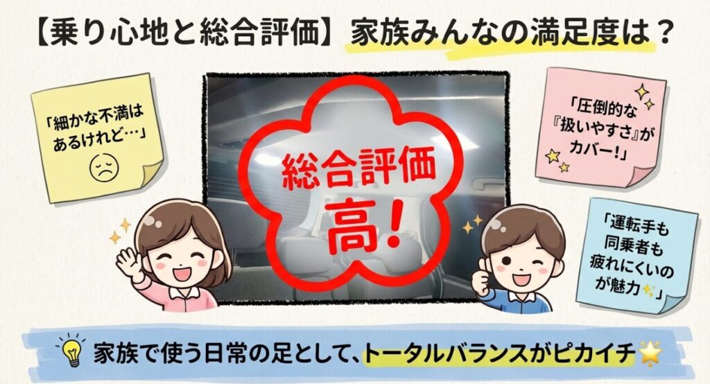 乗り心地と総合評価　フリード　GT系