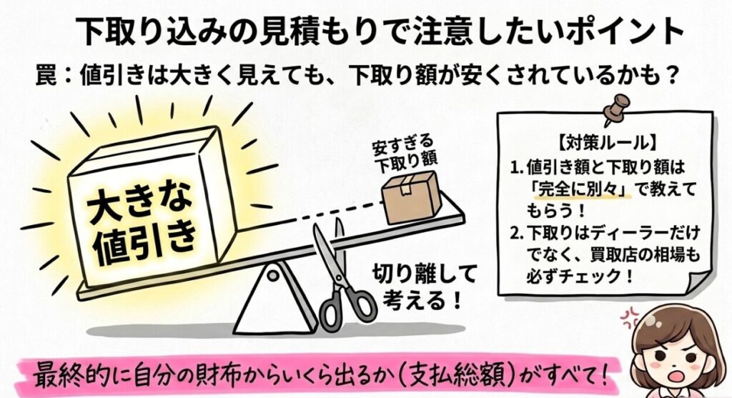 下取り込みの見積もりで注意したいポイント　フリードGT系