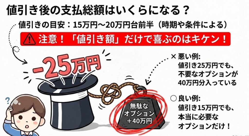 値引き後の支払総額はいくらになる？　フリードGT系