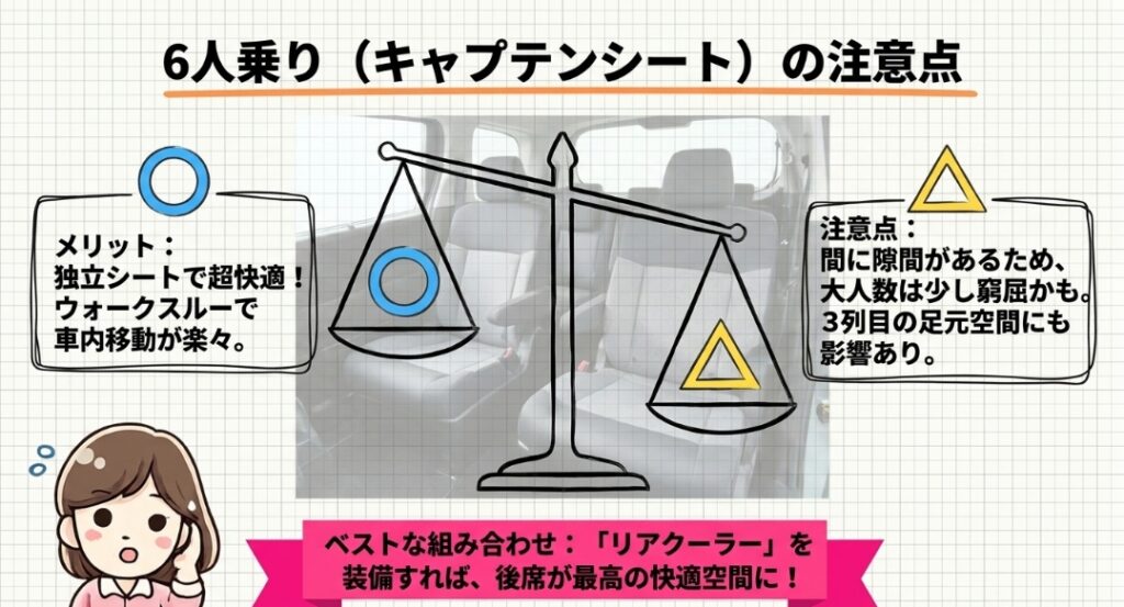 フリード6人乗りを選んで後悔しない？