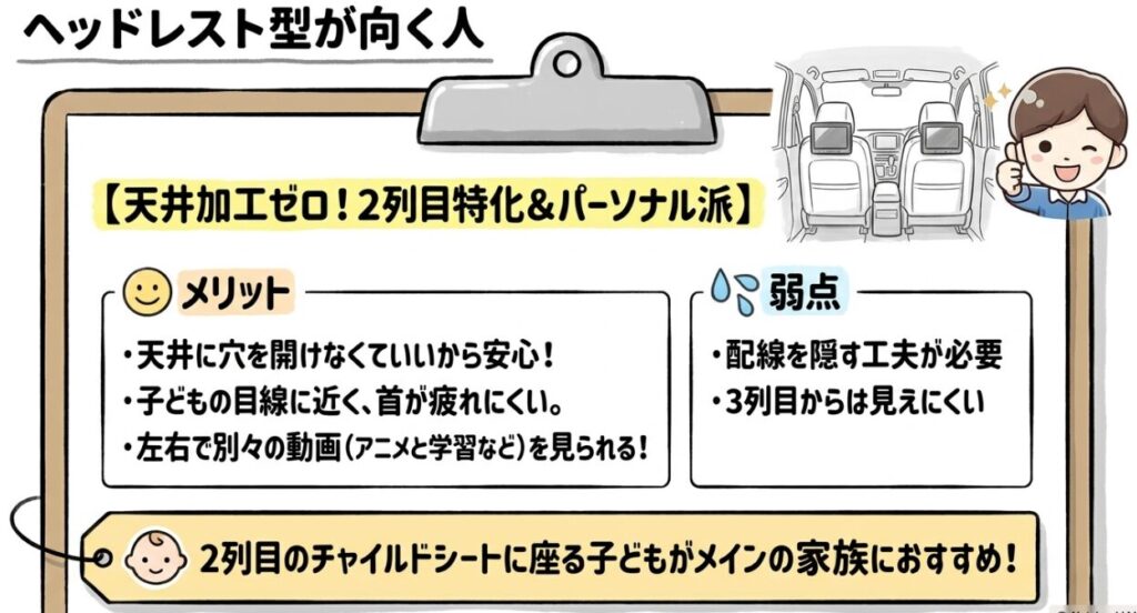 ヘッドレスト型が向く人　フリードGT系