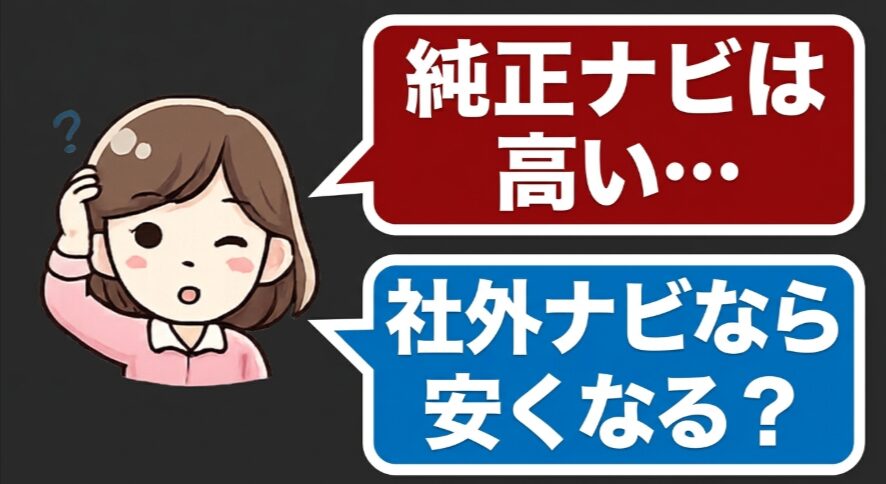 新型フリードクロスターの純正ナビは高いのか社外ナビなら安くなるのかという疑問
